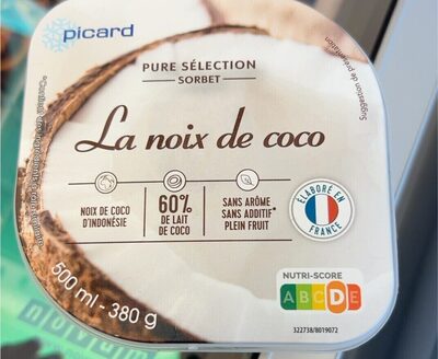 Sorbet noix de coco