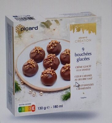 9 bouchées glacées