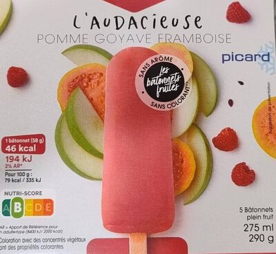 L’audacieuse - Pomme Goyave Framboise