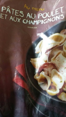 Pâtes au poulet et aux champignons