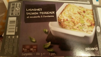 Lasagnes saumon poireaux