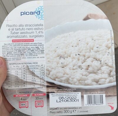 Risotto alla stracciatella