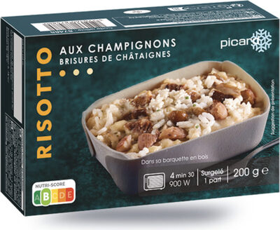 Risotto champignons châtaignes