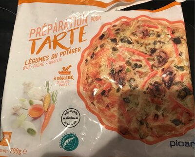 Préparation pour tarte - Légumes du potager