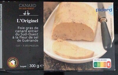 Fois gras de canard entier du sud ouest à la fleur de sel