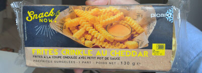 Frites crinkle au cheddar