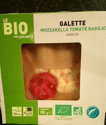 Galette mozzarella tomate basilic