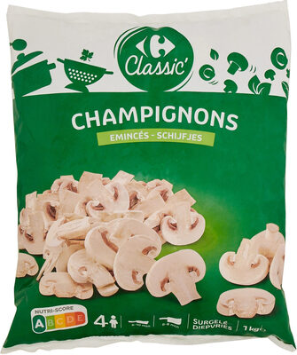 Champignons de Paris émincés