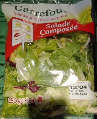 Salade Composée Frisée Iceberg Scarole Chicorée rouge