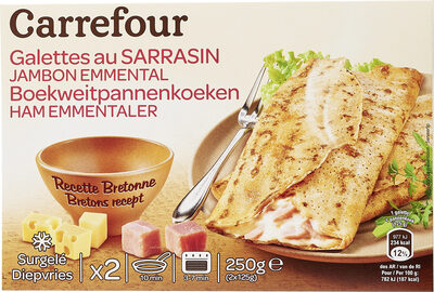 Galettes au Sarrasin, Jambon Emmental