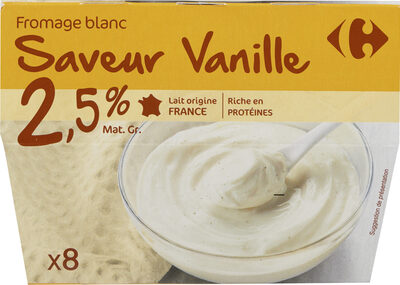 Fromage blanc Saveur Vanille