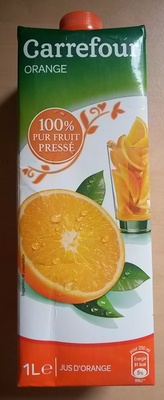 Orange, 100 % Pur Fruit Pressé