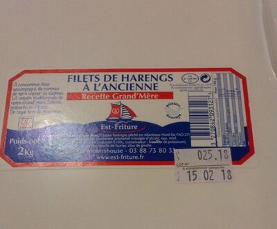 Filet de harengs à l'ancienne