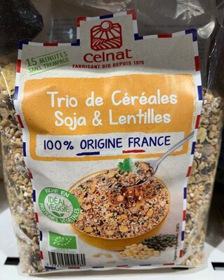 Trio de céréales Soja & Lentilles