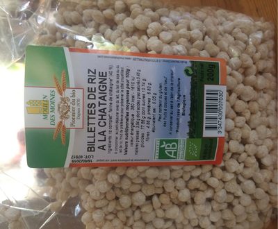 Billette de riz a la chataigne