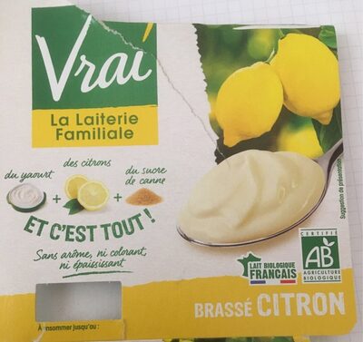 Yaourt Citron sucré