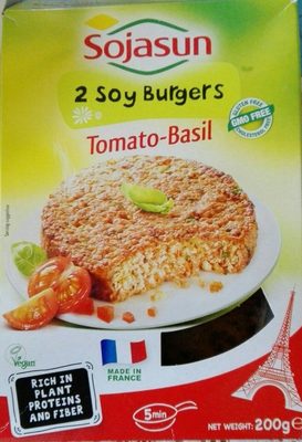 Soy burgers tomates-basilic
