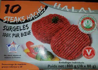 10 Steaks Hachés Halal