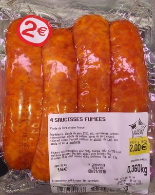 4 Saucisses Fumées