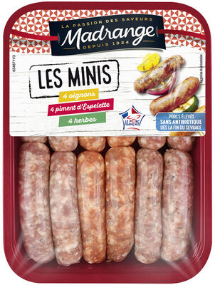 Les minis oignons, piment d'Espelette et aux herbes