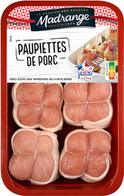 Paupiettes de porc bardées x6