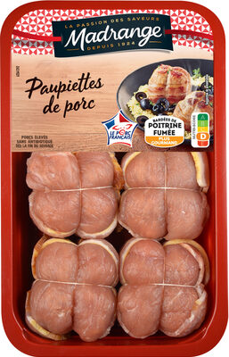 Paupiette de porc lardées