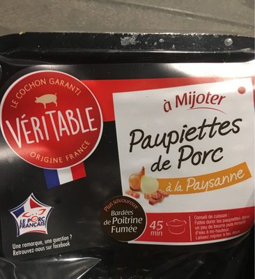 Paupiette de porc a la paysane
