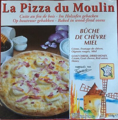 La Pizza du Moulin Bûche de chèvre miel