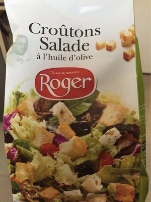 Crouton salade a l'huile d'olives