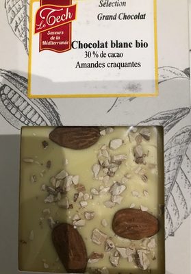 Chocolat blanc amandes craquantes