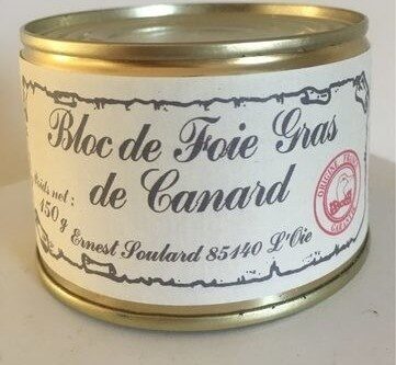 Bloc de foie gras de canard