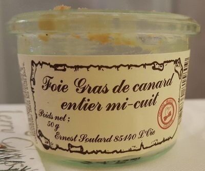 Foie gras de canard entier mi cuit