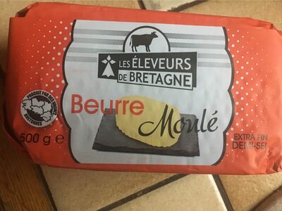 Beurre moulé Eleveurs Bretagne Demi sel extra fin 80%mg