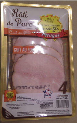 Rôti de porc cuit au four