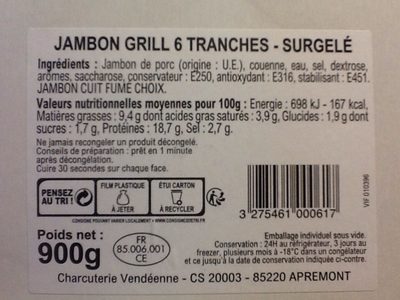 Jambon grill