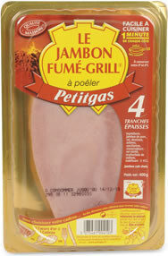Petitgas Jambon Fumé Grillé Tranche x 4