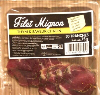 Filet mignon thym citron