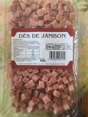 Dès de jambon
