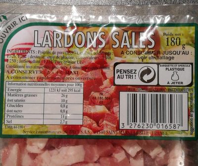Lardons salés