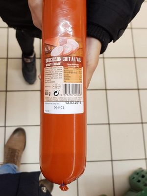 Saucisse cuit à l'ail goût fumé