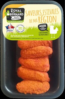 6 Ailes de poulet assaisonné à la Mexicaine