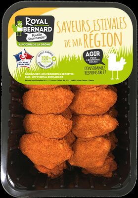 12 Ailes de poulet assaisonné au paprika