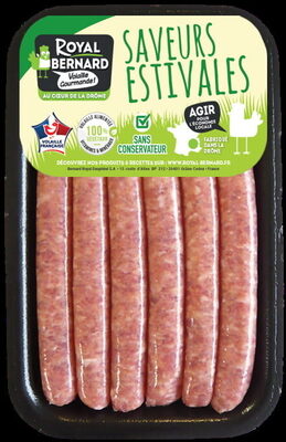 6 saucisses nature