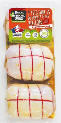 3 P'tits farcis de poulet à la provençale