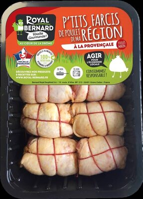 8 P'tits farcis de poulet à la provençale
