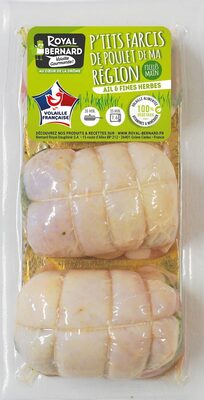 3 P'tits farcis de poulet Ail et fines herbes