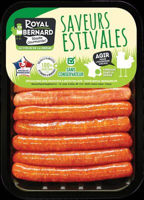 Plateau Sympa Grill : 6 saucisses nature + 6 merguez