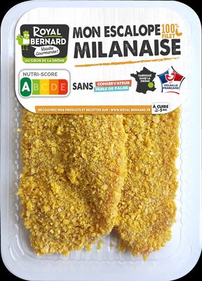 Mon escalope de dinde à la milanaise