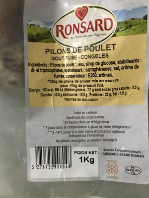 Pilons de poulet-cuit