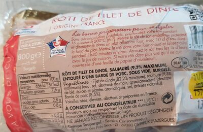 Rôti de Filet de Dinde